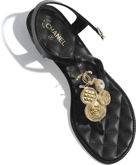 sandali bianchi chanel|Chanel sandals official site.